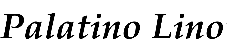 Palatino Linotype Bold Italic Polices Telecharger